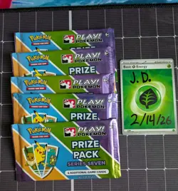 Sealed Pokemon Play! Prize Pack Series 7 - Lot Of Five (5) Packs - Image 2