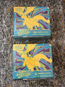 2x Pokemon TCG: Mega Evolution Ascended Heroes Pokemon Center ETB NEW Sealed - Image 1