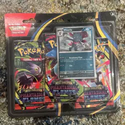 Pokemon Phantasmal Flames - Sneasel 3-Pack Booster Blister Factory Sealed - Image 1