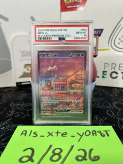 Pokemon Mew ex #053 SV: Promo Holo PSA 10 Scarlet & Violet 2023 English - Image 1