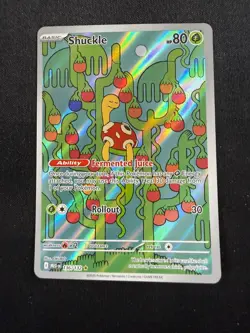 Shuckle 136/132 IR Illustration Rare Holo Pokemon 2025 Mega Evolution NM - Image 1