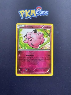 Pokemon TCG Clefairy Furious Fists 70/111 Reverse Holo LP. - Image 1