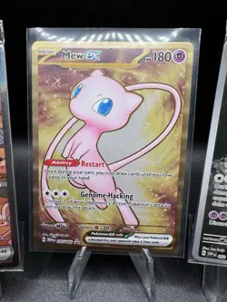 Pokemon TCG 151 UPC Promo Set Mew 053, Mewtwo 052, Metal Mew 205 Near Mint! - Image 3
