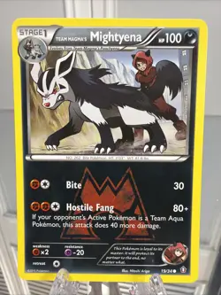 Team Magma's Mightyena - 19/34 Double Crisis - Pokemon TCG - 2015 - Image 1