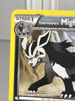 Team Magma's Mightyena - 19/34 Double Crisis - Pokemon TCG - 2015 - Image 2