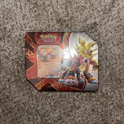 Pokemon TCG Paradox Destinies Collectors Tin Gouging Fire ex Sealed. - Image 1