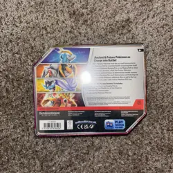 Pokemon TCG Paradox Destinies Collectors Tin Gouging Fire ex Sealed. - Image 2