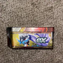 Pokemon TCG Paradox Destinies Collectors Tin Gouging Fire ex Sealed. - Image 3