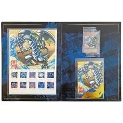 Yu-Gi-Oh! 25th Anniversary Blue-Eyes White Dragon Ukiyoe Edition Stamp Full Set - Image 1