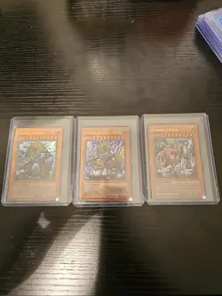 🔥 YUGIOH Great SPHINX Set Of 3 Full Ultra HOLOFOIL ANDRO THEINEN TELEIA EP1-EN - Image 1