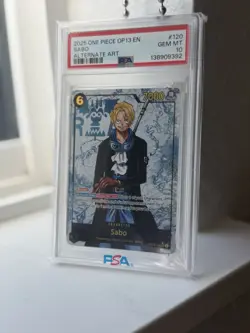 One Piece OP13 Sabo Alt Art PSA 10🔥 - Image 1