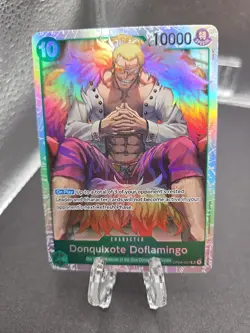 One Piece CG Donquixote Doflamingo OP04-031 PRB The Best Reprint Super Rare! - Image 1