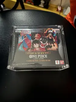 OP-09 One Piece Emperors In The New World English Booster Box OP09 Sealed W Case - Image 1