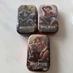 One Piece Tin Pack Set Vol 2 TS-02 - Set of 3 (Full Art Set) OP-13 Fast 📦 - Image 1