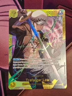 TCG One Piece: Trafalgar Law (119) OP10-119 Royal Blood Foil Rarity: SEC - Image 1