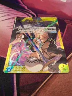 TCG One Piece: Trafalgar Law (119) OP10-119 Royal Blood Foil Rarity: SEC - Image 3