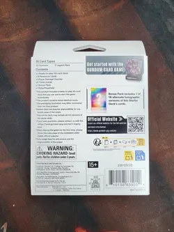 BANDAI English Gundam Card Game Iron Bloom Starter Deck ST05 TCG Factory Sealed - Image 2