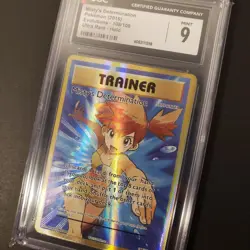 Graded Pokemon Card ENG Misty's Determination FA 108/108 Evolutions Holo CGC 9 - Image 1