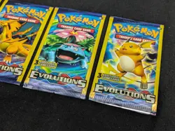 Pokemon XY Evolutions Dollar Tree Pack Art Set 4 pack lot 3 cards each - Image 3