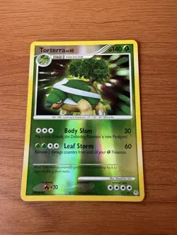 Torterra 17/130 Diamond and Pearl Reverse Holo Pokemon Card - Image 1