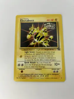 Pokemon Card - Electabuzz Movie Promo WOTC 2 Black Star Promo MINT - Image 2