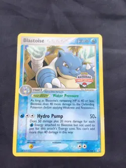 Pokemon Cards: National Championship Promo: Blastoise 14/100 - Image 1