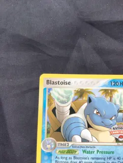 Pokemon Cards: National Championship Promo: Blastoise 14/100 - Image 2