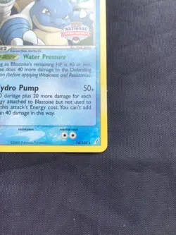 Pokemon Cards: National Championship Promo: Blastoise 14/100 - Image 4