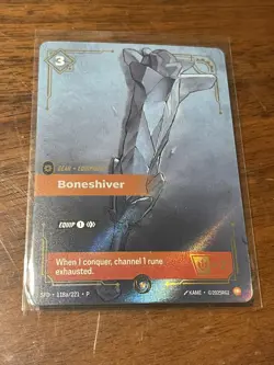 Boneshiver - Riftbound - SFD 118a/221- English - Bologna Regional Promo Card NM - Image 1