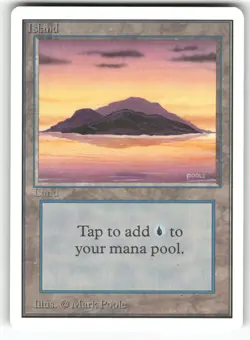 Island (A) Unlimited Edition Land Magic: the gathering Near Mint or Better - Image 1