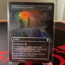 MTG Everflowing Chalice The Lost Caverns of Ixalan 111 Borderless Foil - Image 1