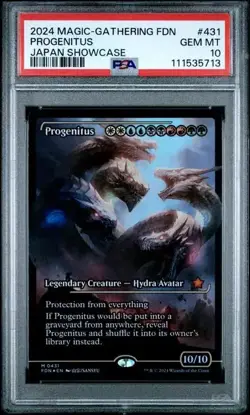 2024 MAGIC THE GATHERING FOUNDATIONS 431 PROGENITUS JAPAN SHOWCASE - Image 1