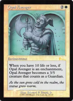 MTG - Opal Avenger (Foil) - Urza's Legacy - Image 1