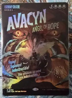 Avacyn, Angel of Hope (Showcase/foil) Innistrad Remastered, MTG, #482, NM++ - Image 1
