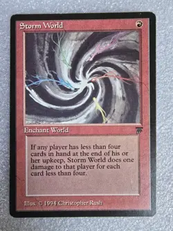 MTG Storm World Legends #165 Enchantment Reserved List Rare Magic The Gathering - Image 1