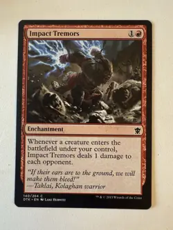 Impact Tremors Dragons of Tarkir Regular X1 NM - Image 1