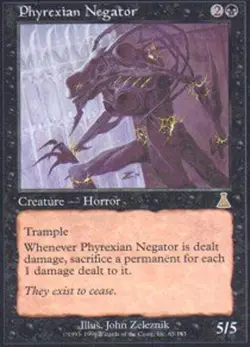 [1x] Phyrexian Negator Heavy Play, English Urza's Destiny MTG Magic - Image 1
