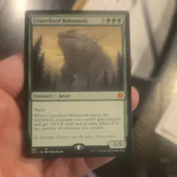 Craterhoof Behemoth Jumpstart Regular Green Mythic Creature Wizards English - Image 1