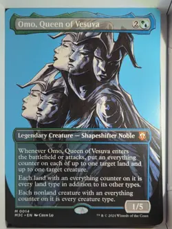 Omo, Queen of Vesuva (Borderless) - M14 - MTG - Commander: Modern Horizons 3 - Image 1
