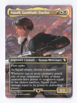 Squall, Gunblade Duelist (Borderless) 453 (R) MTG Commander: FINAL FANTASY (FIC) - Image 1