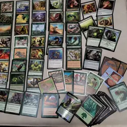 Whole COMMANDER Magic Deck by Heaven to Earth.WURMS WYRMS WORMS Green Day Baru - Image 2