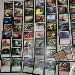 Whole COMMANDER Magic Deck by Heaven to Earth.WURMS WYRMS WORMS Green Day Baru - Image 3