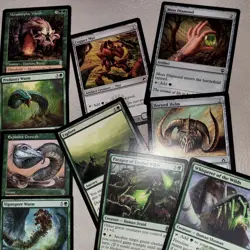 Whole COMMANDER Magic Deck by Heaven to Earth.WURMS WYRMS WORMS Green Day Baru - Image 4