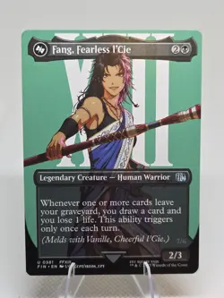 Fang, Fearless l'Cie (Borderless) X1 FIN MTG Final Fantasy FB1 - Image 1