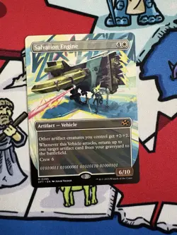 Salvation Engine x1 Mtg Borderless Revved Up Aetherdrift - Image 1