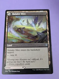 MTG Magic: Zendikar Rising: Malakir Mire / Rebirth #111/280 Uncommon - NM - Image 1