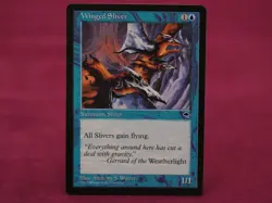 MTG Winged Sliver Tempest NEVER PLAYED - Image 1