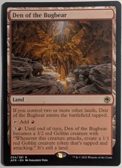 Den of the Bugbear x1 Adventures in the Forgotten Realms MTG LP/NM - Image 1