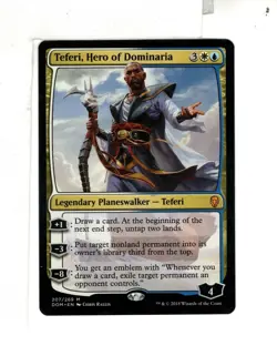 MTG SkeenAB Teferi Hero of Dominaria from Dominaria. NM. - Image 1