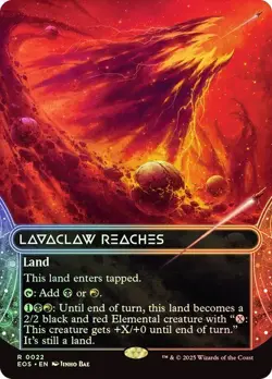 MTG - Lavaclaw Reaches - Foil - Stellar Sights - Edge of Eternities - Magic - Image 1